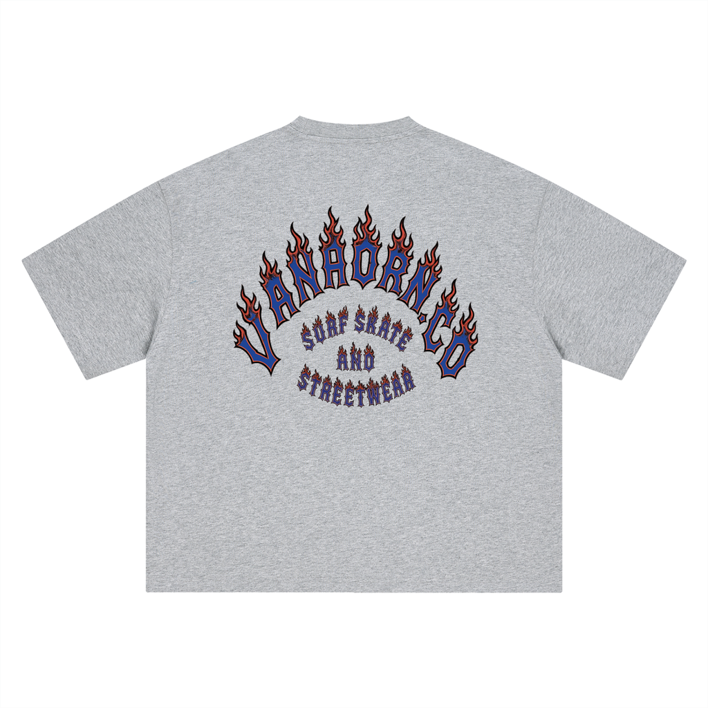 JVH.CO Boxy Oversized Beach Flames set T-Shirt 2