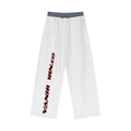 JVH.CO SHARK SERIES Plaid Contrast Waist Pants