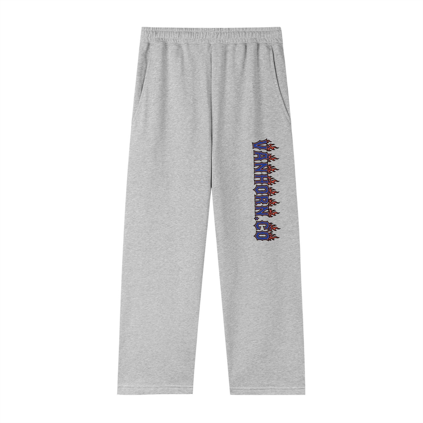JVH.CO Summer Straight-Leg Beach Flames Sweatpants 2