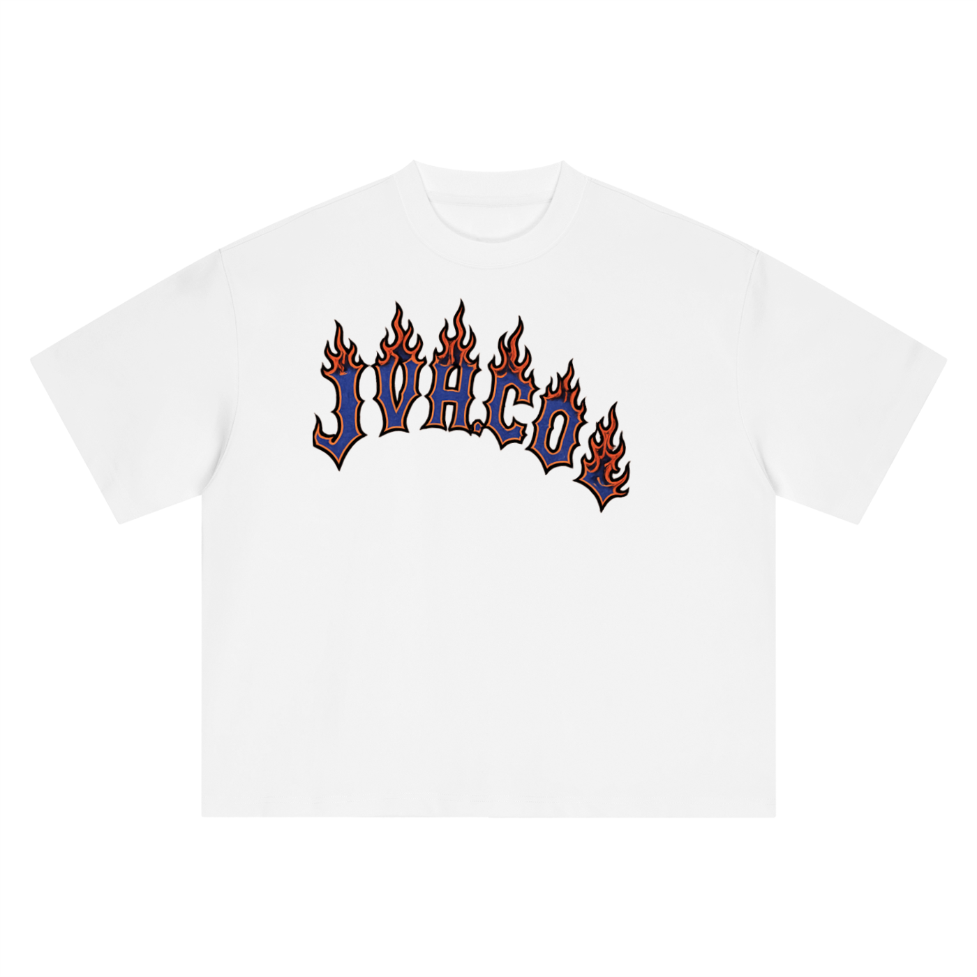 JVH.CO Boxy Oversized Beach Flames SetT-Shirt 1