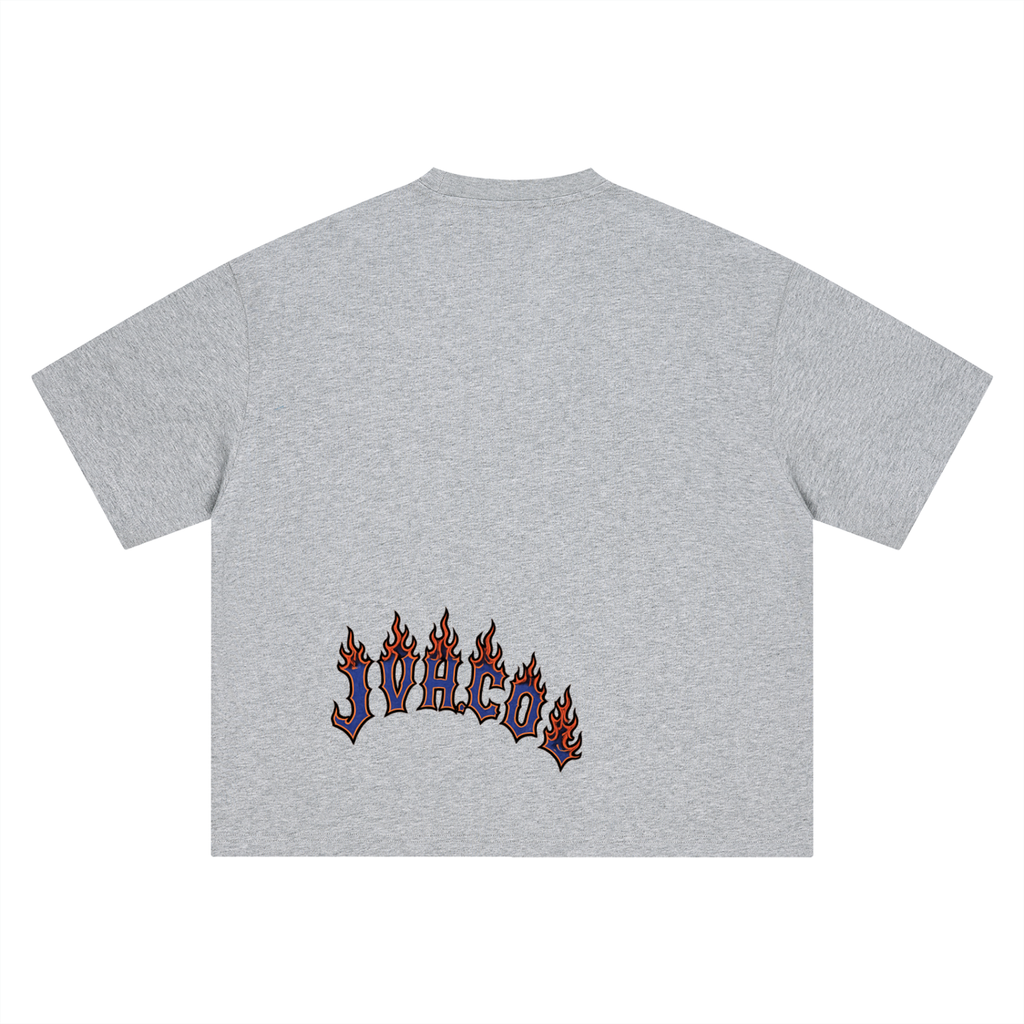 JVH.CO Boxy Oversized Beach Flames Set T-Shirt 3