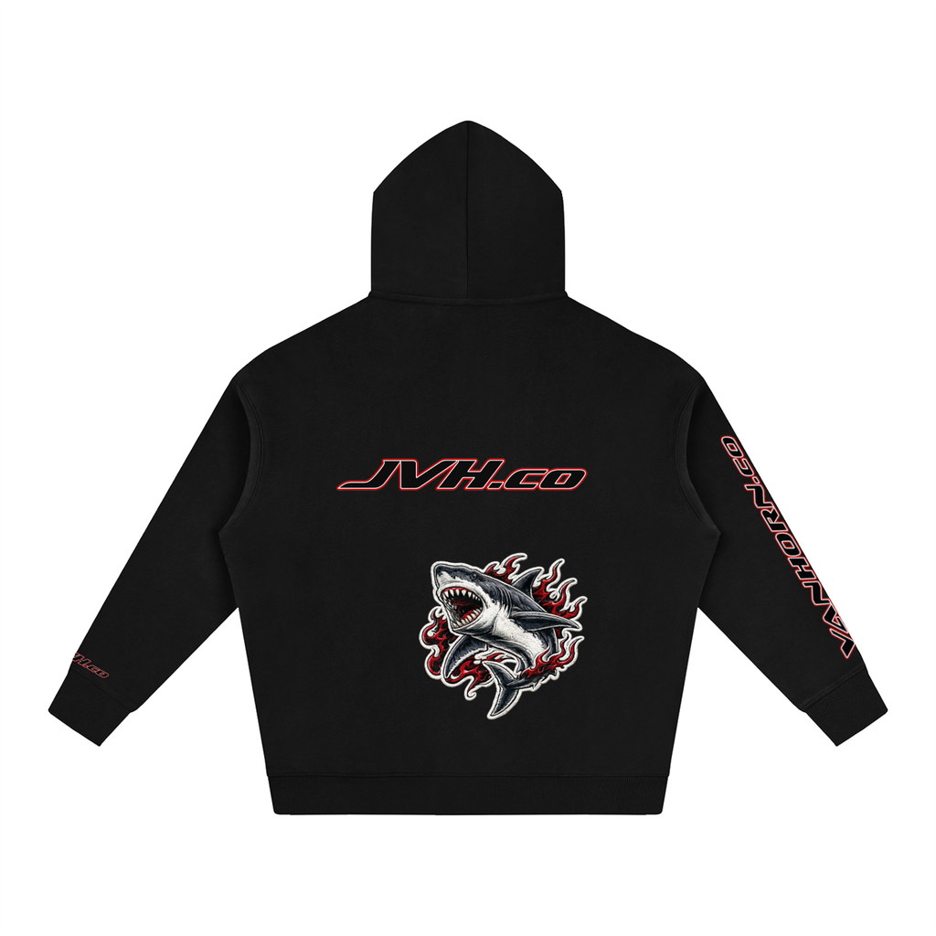 JVH.CO Oversize Fleeced SHARK Hoodie