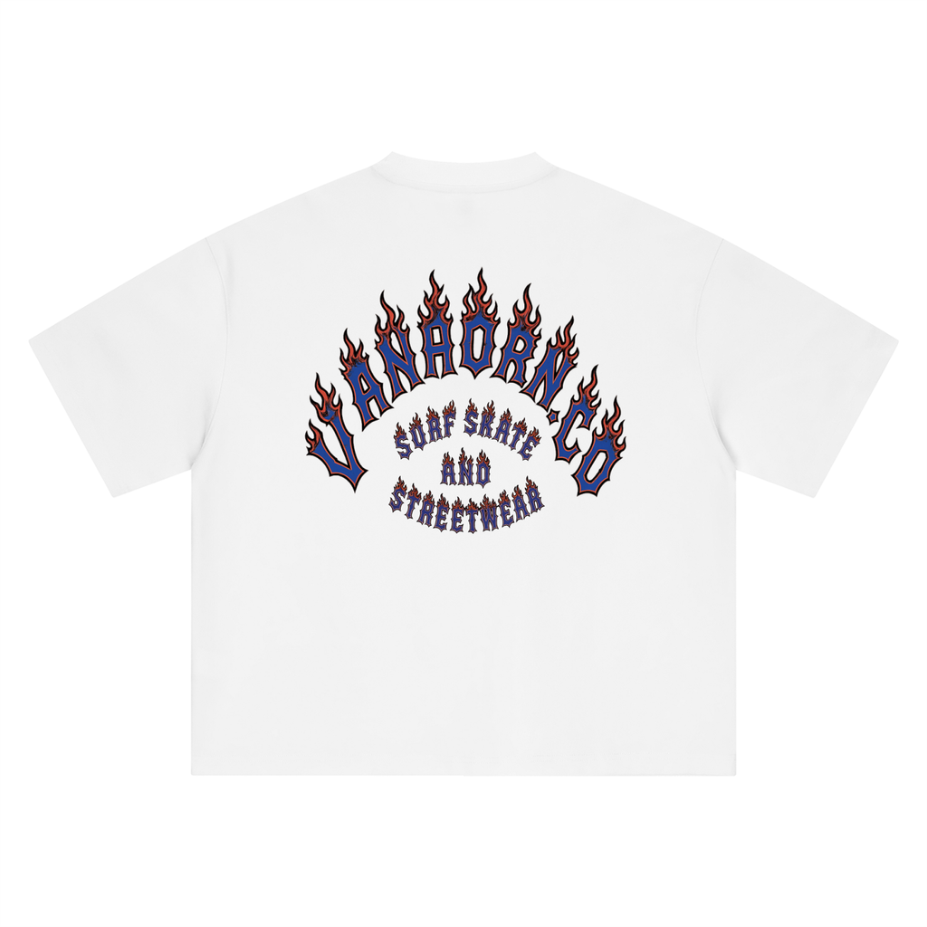 JVH.CO Boxy Oversized Beach Flames set T-Shirt 2