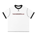 JVH.CO Contrast-Stitched Cotton T-Shirt (RED, WHITE)