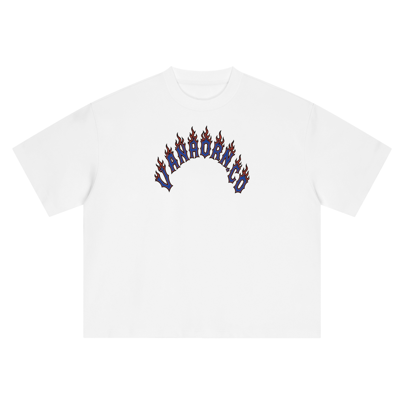 JVH.CO Boxy Oversized Beach Flames Set T-Shirt 3