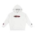 JVH.CO Oversize Fleeced Flame Logo Hoodie (RED PRINT)