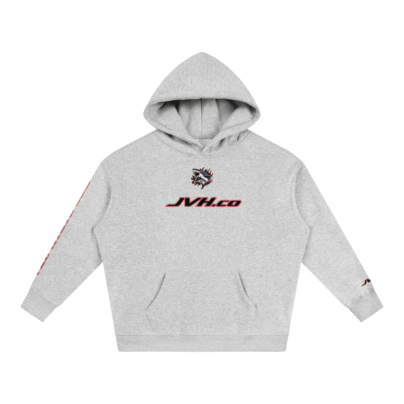 JVH.CO Oversize Fleeced SHARK Hoodie