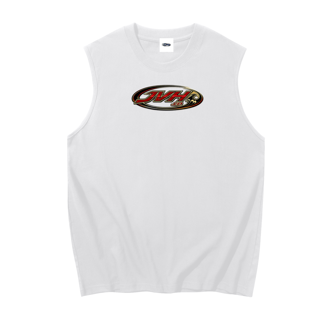 JVH.CO Men's Sleeveless Cotton Tank Top (red)