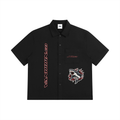 JVH.CO SHARK SERIES Unisex Boxy Patch Pocket Beach Shirt