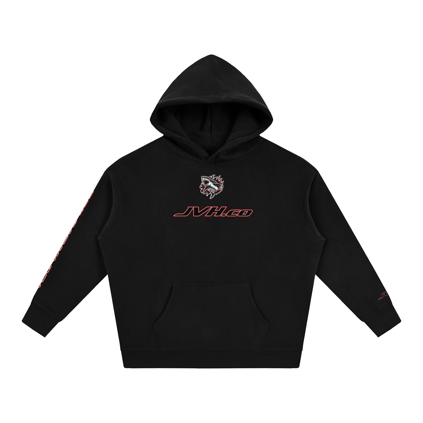 JVH.CO Oversize Fleeced SHARK Hoodie