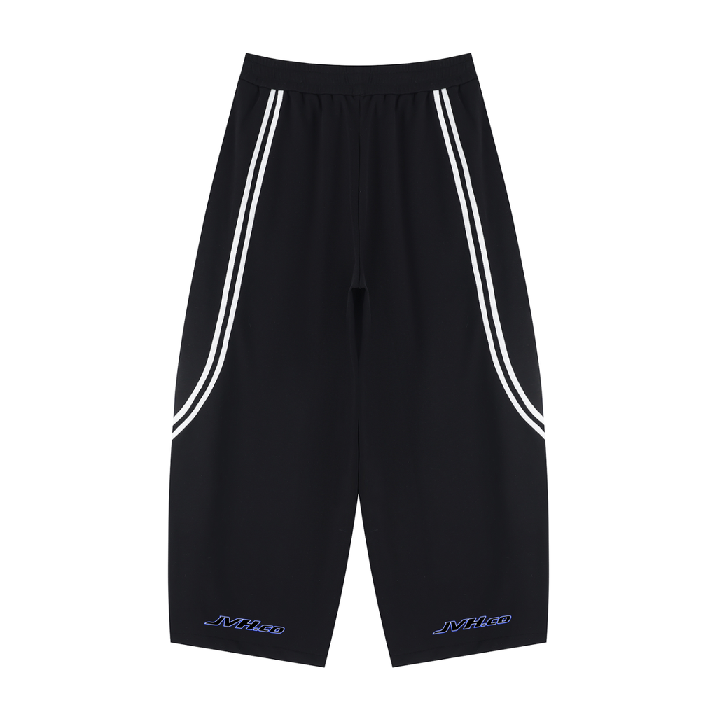 JVH.CO Unisex Wide Leg Piping Sweatpants (BLUE)