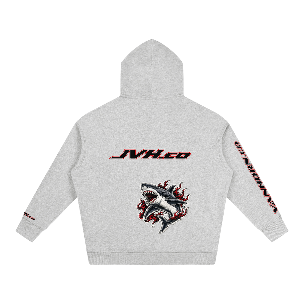 JVH.CO Oversize Fleeced SHARK Hoodie
