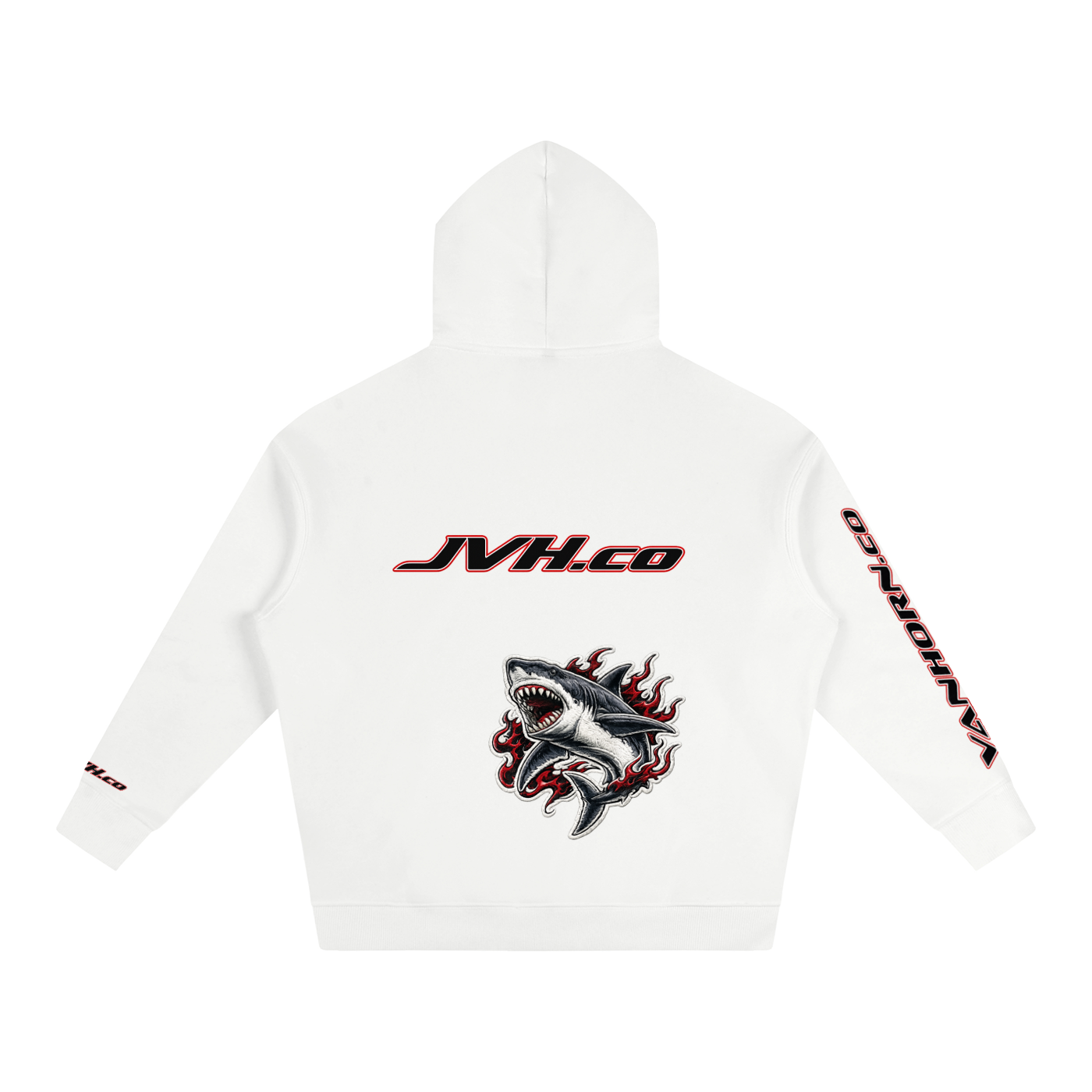 JVH.CO Oversize Fleeced SHARK Hoodie