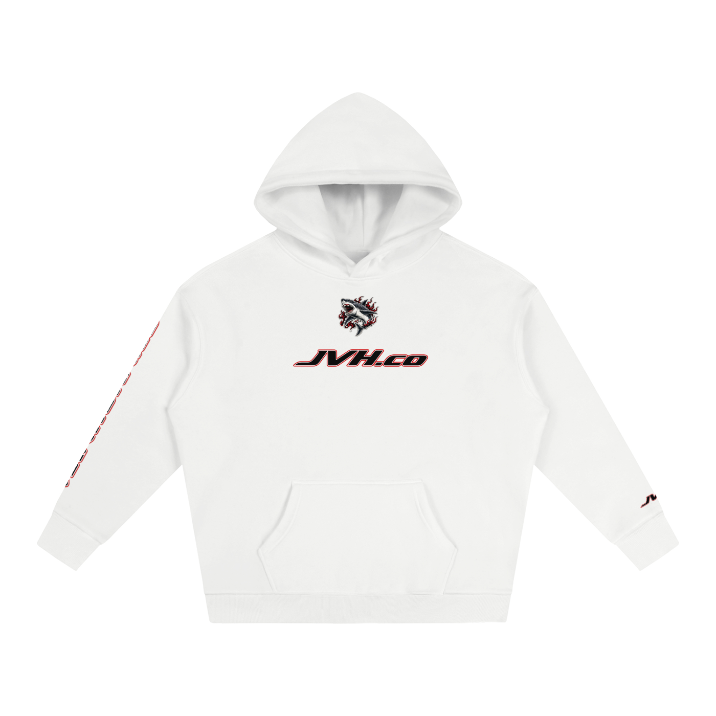 JVH.CO Oversize Fleeced SHARK Hoodie
