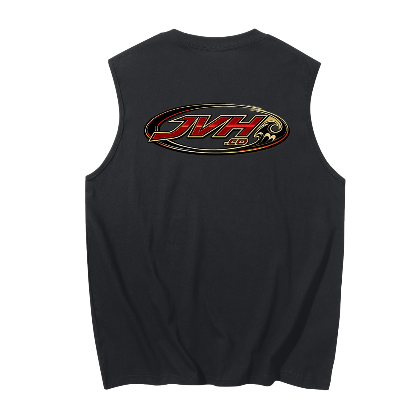 JVH.CO Men's Sleeveless Cotton Tank Top (red)