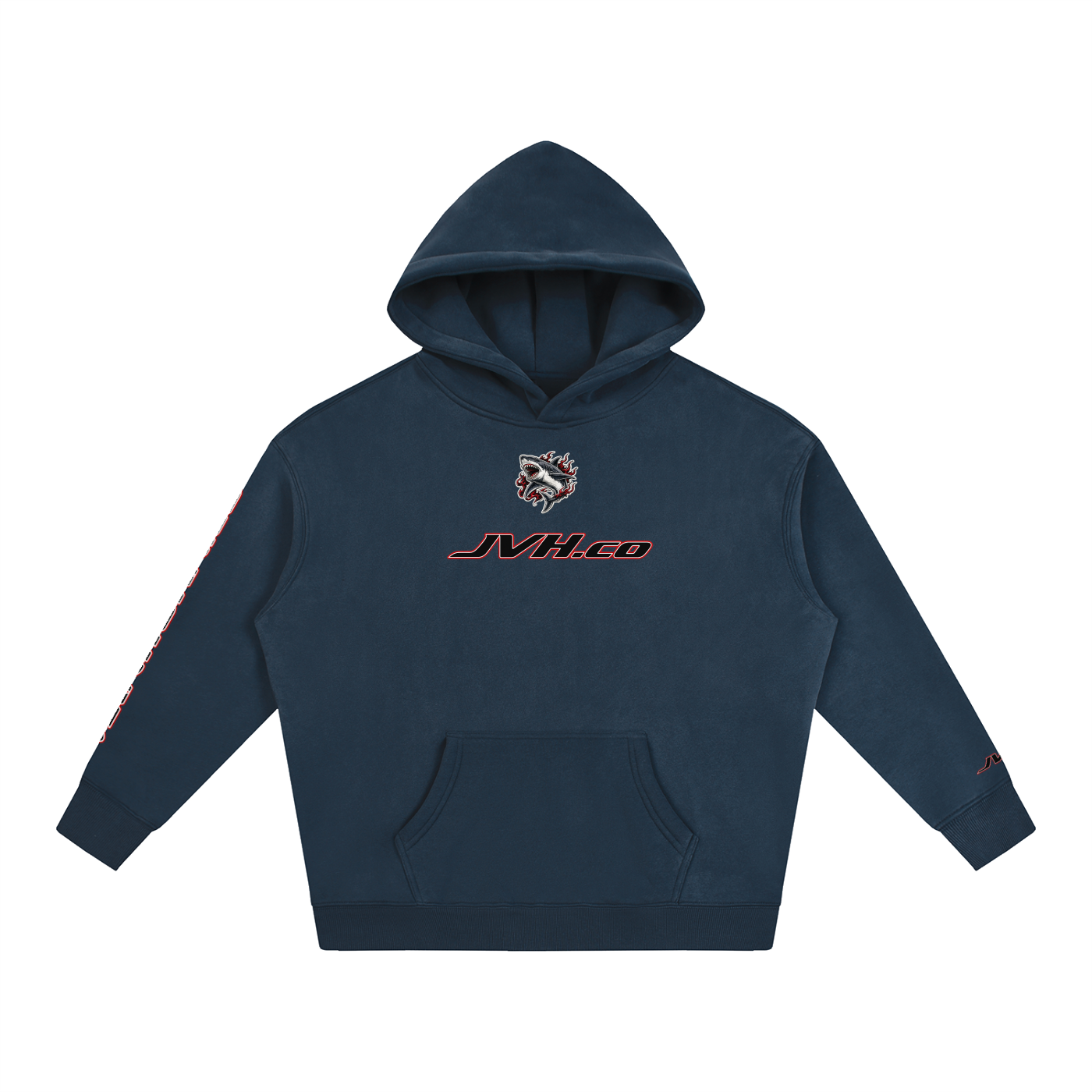 JVH.CO Oversize Fleeced SHARK Hoodie
