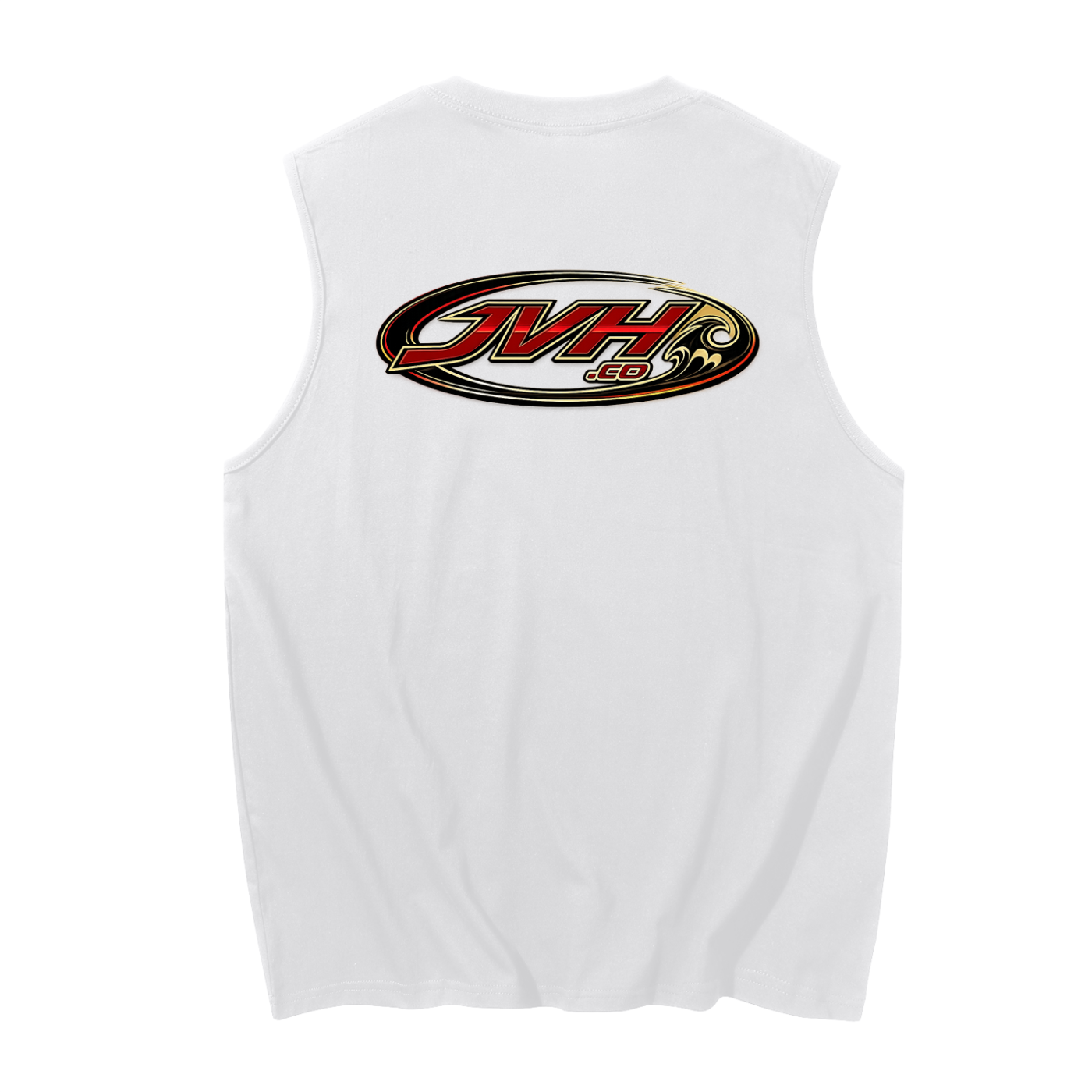 JVH.CO Men's Sleeveless Cotton Tank Top (red)