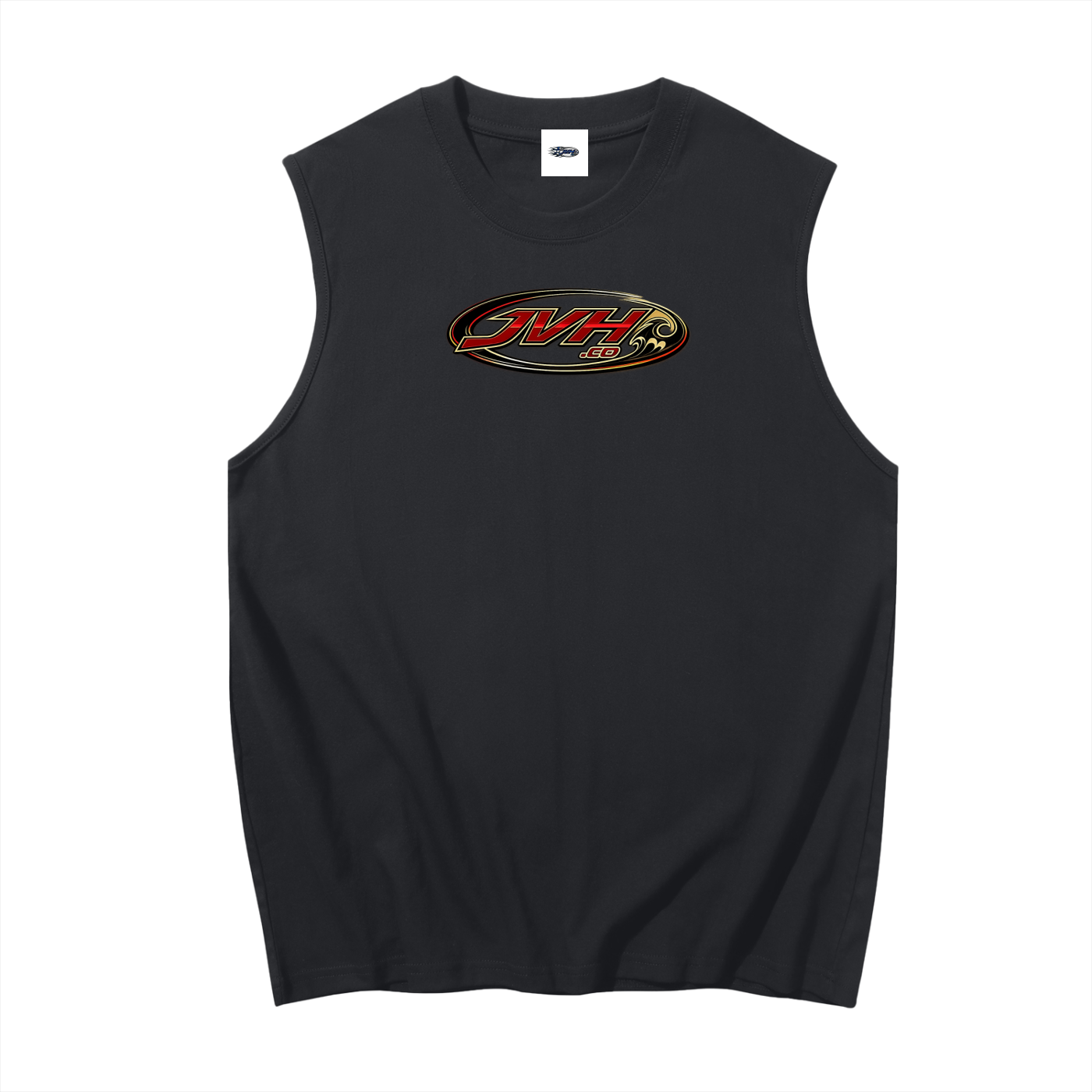 JVH.CO Men's Sleeveless Cotton Tank Top (red)