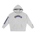 JVH.CO Oversize Fleeced Beach Flames Hoodie