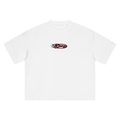 JVH.CO Boxy Oversized Flame Logo T-Shirt (RED)