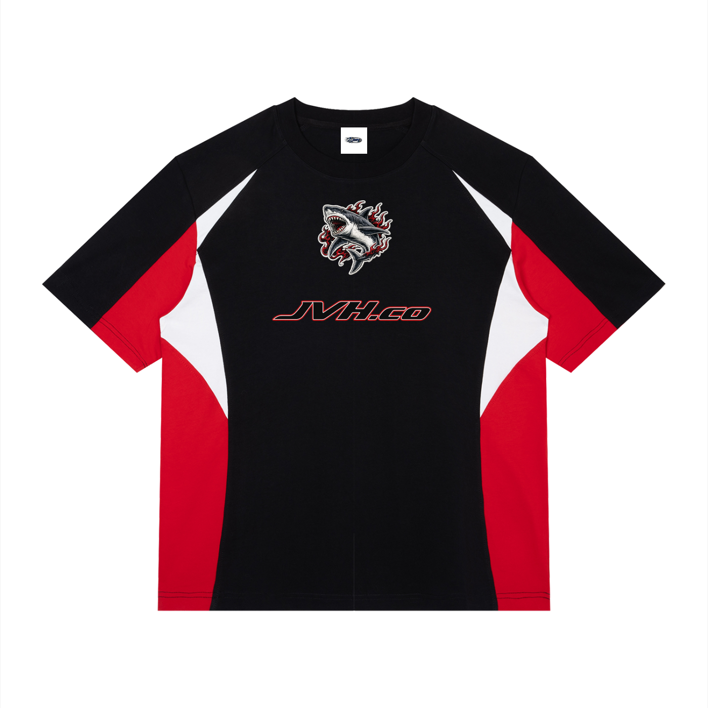JVH.CO Shark series Color Block Raglan T-Shirt